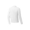 FILA Golf Series Solid Color Logo Pullover Long Sleeve Polo Shirt Men tops Jade-White A11M315204F-WT
