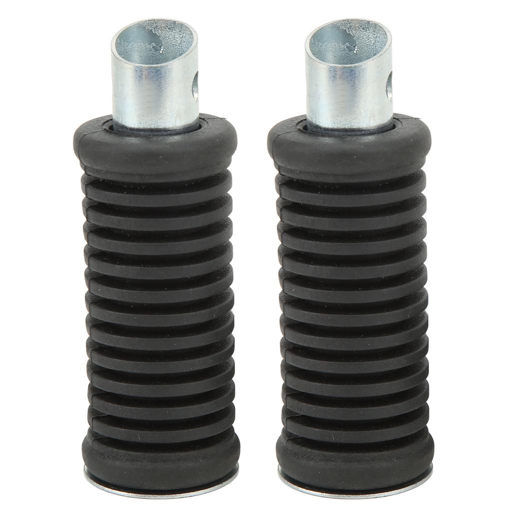 2pcs Footpegs Rubber Aluminum Alloy Foot Pedal Replacement for Baja MB165 MB200 Mini Bikes