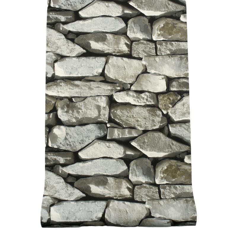 Brick Wallpaper Roll Rustic Vintage Papel De Parede Vinyl PVC Retro Industrial Loft Wall Washable Home Decor