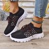 Fashion Women Sneaker Spring Autumn Breathable Mesh Sneakers Woman Non-Slip Light Solid Sports Shoes Women Casual Plus Size Lace Up Shoe