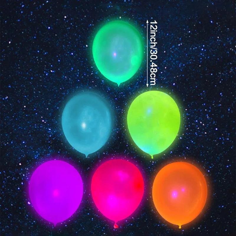 10ks neonově svítících balónků Opakovaně použitelné svítící ve tmě Balónek Neonově svítící balónek na párty Fluorescenční dekorace na narozeninovou párty dětská hračka