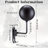 Motorcycle Helmet Rack Wall Mount Metal Hat Bike Helmet Holder Double Hook  Display Helmet Hanger Stand Motorcycle Accessories