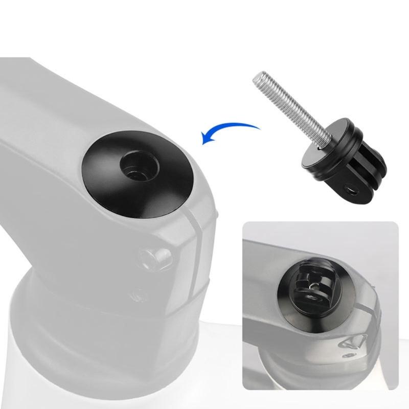 Shockproofed Stem Caps Converter Universals Action Camera Brackets for Outdoor Sports Recording