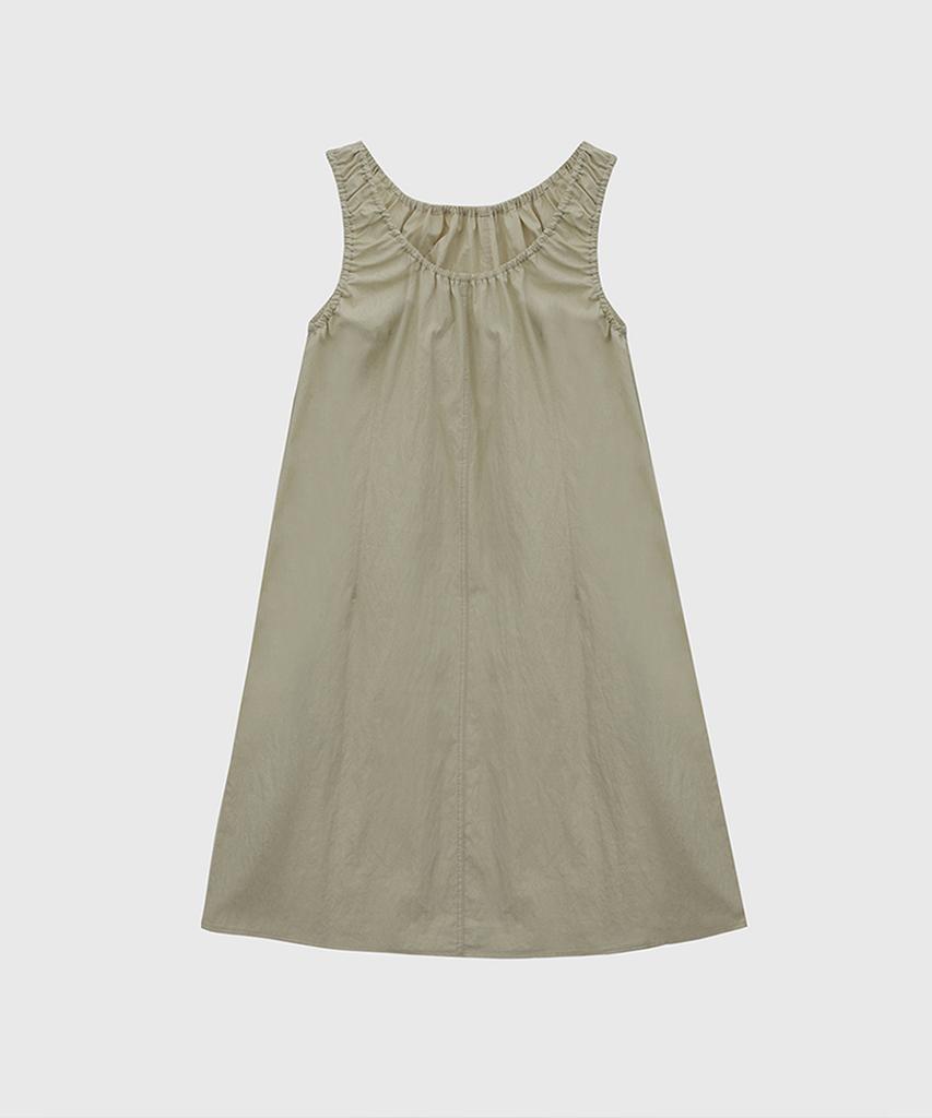 Kwinseulaebis Shirring Sleeveless A-Line Mini Dress