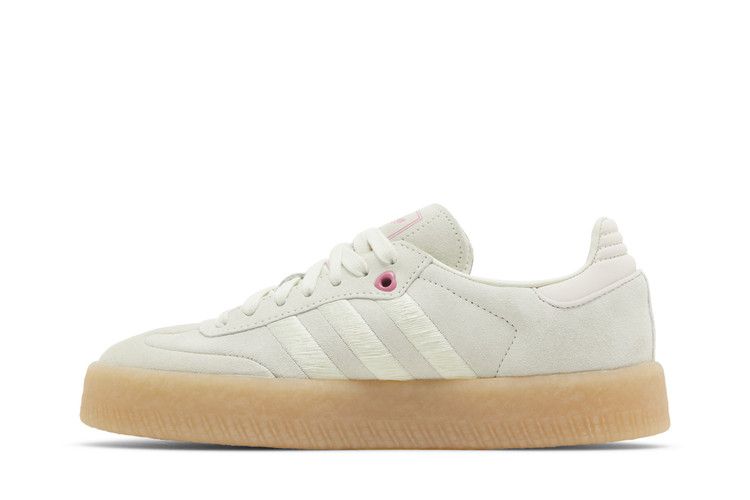 Women's Sneakers adidas Sambae Ivory Pink Fusion (Women's) Ivory/Ivory/Pink Fusion