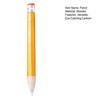 Giant Colored Pencil with Eraser 34cm Wooden Novelty Prop for Decor Photo Shoot Advertising Gift Creative Desk Ornament Unique Present for Artists