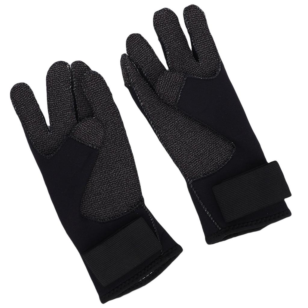 1 Pair Dive Gloves Cut Proof Elastic 3mm Neoprene Thermal Gloves for Mountain Climbing Deep Sea XL