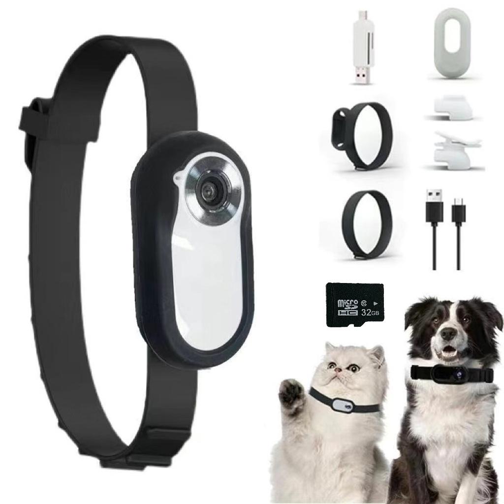 1080P HD Anti-Shake Thumb Action Camera with Lapel Clip for Cycling, Pets, Vlogs & More