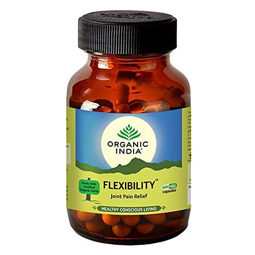 Organic India Flexibility Natural Capsules For Daily Mobility Support And Active Movement 60 Veg Capsules Pack Of 2