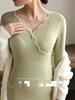 Pregnant Women's Warm Underwear, Pregnancy Base Top, Postpartum Breastfeeding Autumn Clothes, Autumn Pants Set, Autumn and Winter