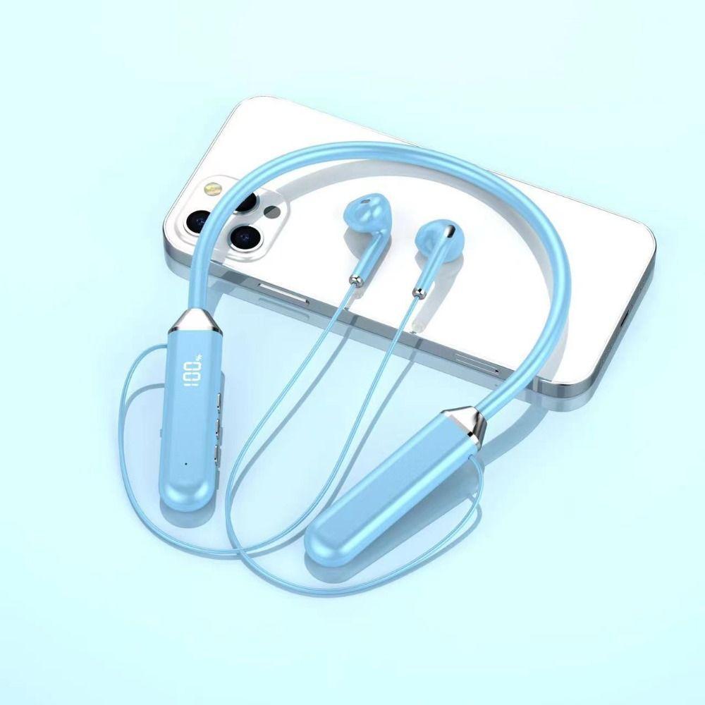 

Waterproof Bluetooth Earphone With Microphone Neckband Headphones Wireless Headphones Phone