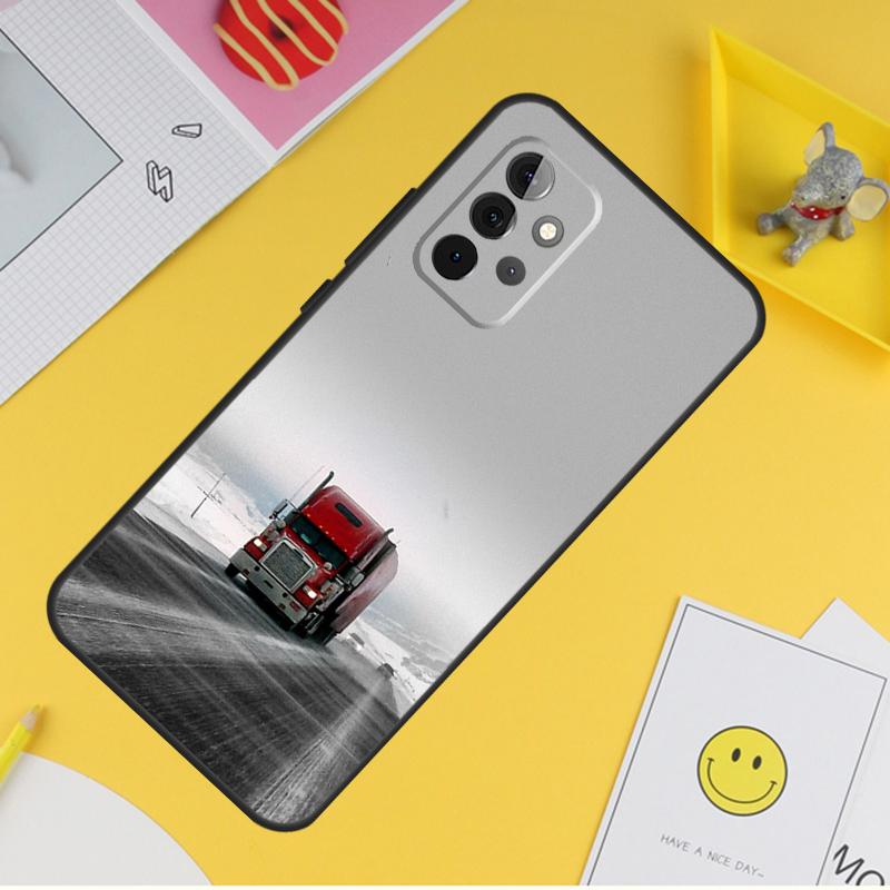 Cool Heavy Truck Car Case For Samsung Galaxy A54 A34 A14 A56 A52 A53 A16 A26 A36 A55 A35 A15 A32 A12 A33 A13 A17