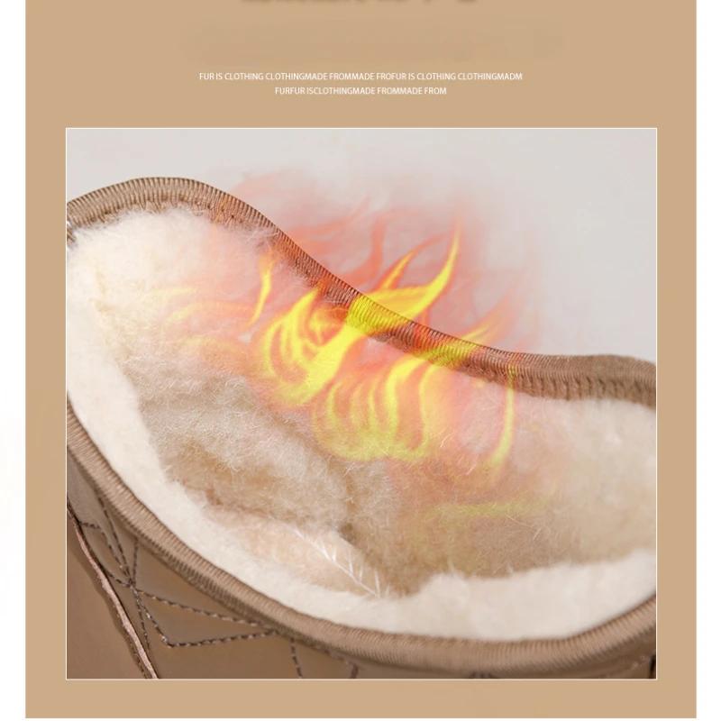 Fashion Women Cotton Shoes Winter Warm Women's Boots Fashionable Sexy Women's Shoes Winter Gladiator Pumps Snow Boots Mujer