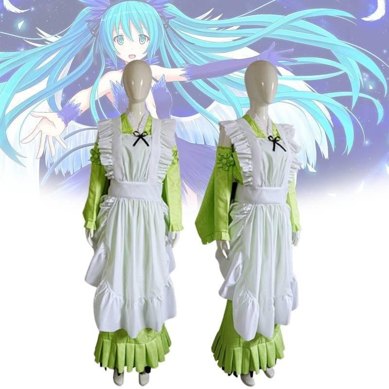 Cosplay Hatsune Miku Matcha Suit For Womens Stylish Comfortable Party Halloween