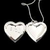 Praktische Herz-Medaillon-Halskette, süße Liebe, romantisch