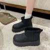Winter New Thick-soled Snow Boots Women's Cotton Shoes Round Head Velvet Warm Foot Cotton Boots