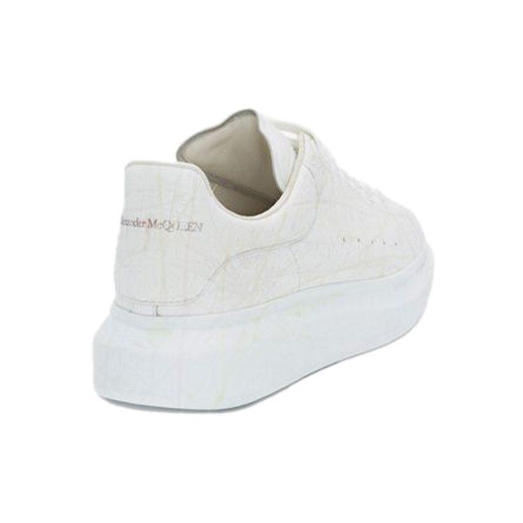 Alexander Mcqueen Glow In The Dark Oversized Sneaker 'White Multicolour' Women's 612687WHXM49035