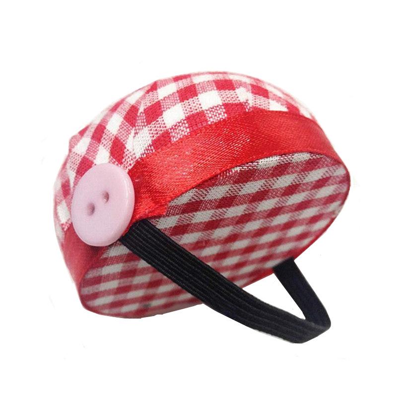 2Pcs Ball Shaped Sewing Needle Pin Cushion DIY Cross Stitch Tool Pincushions with Elastic Wrist Belt Sewing Accessories