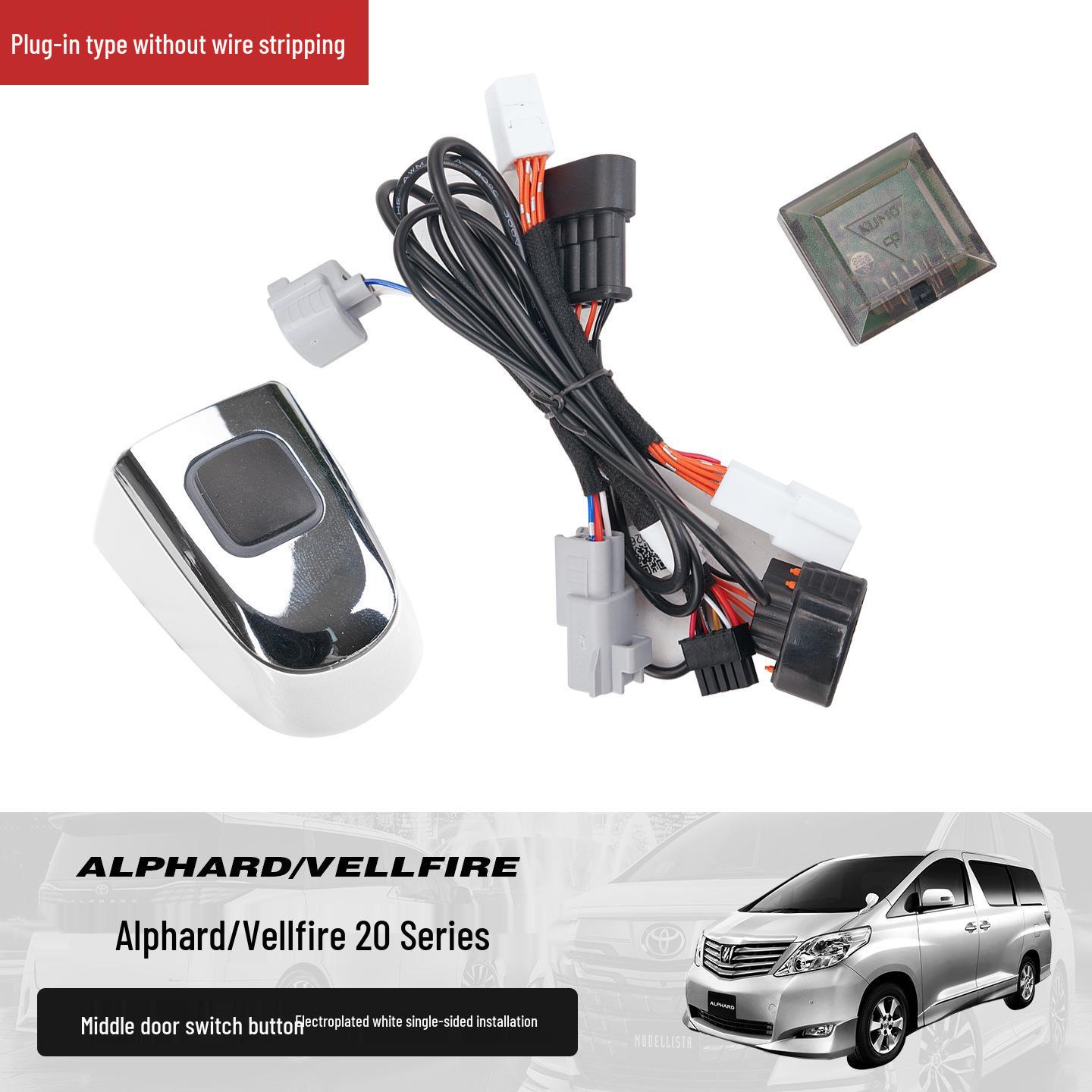 

20 Series Toyota Alphard/Vellfire Side Middle Door Switch with Ambient Light