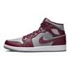 Air Jordan 1 Mid Cherrywood Red Męskie Sneakersy Cementowo-Szare Białe DQ8426-615