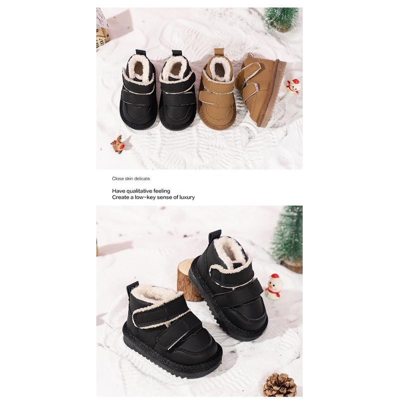 Thickened Lamb Fleece Warm Soft Sole Unisex Toddler Winter Snow Boots