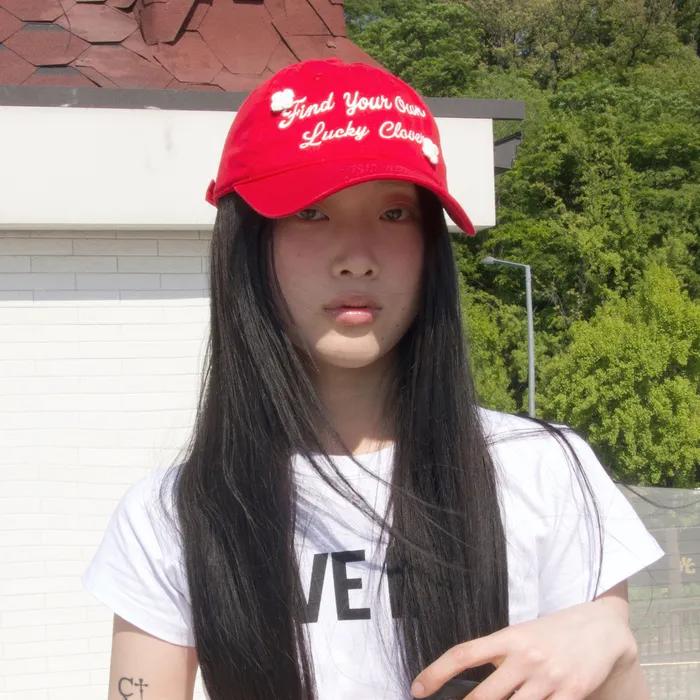 Lucky Clover Cap-Red