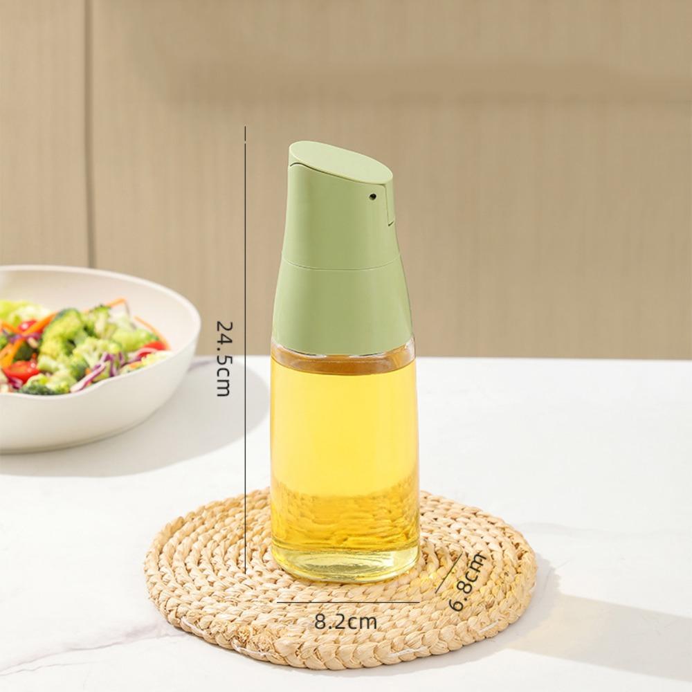 

500ML Glass Oil Pot Automatic Cap Condiment Bottle Household Gravity Oil Tank Kitchen Supplies