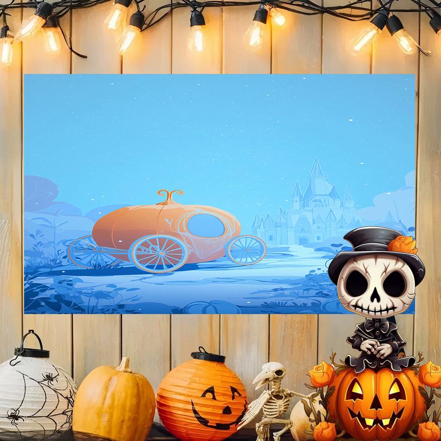 Cute Halloween Jesus Background Cloth Hanging Cloth Bedroom Bedside Decorative Wall Cloth Rental Dormitory Tapestry