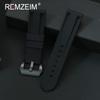 Soft Silicone Strap 22mm 24mm 26mm Fashion Replacement Sport Men Watchband Black Blue Red Green Grey Wrist Band