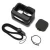 Shockproof Protective Anti-drop Flip Battery Side Cover Silicone Case Removable Lid Lens Cap For GoPro Hero 12/11/10/9 Black