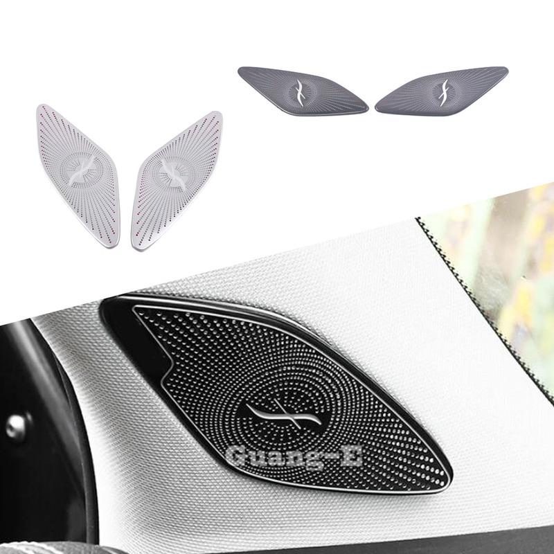 Stainless Steel Inner Front Head For Mercedes Benz GLB Class W247 X247 A Column Frame Triangle Trim