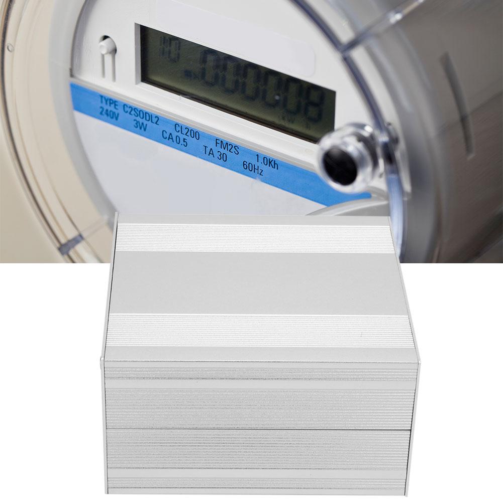 Aluminium Gehäuse Silber DIY Elektronische Leiterplatte Projekt PCB Instrumentenkasten