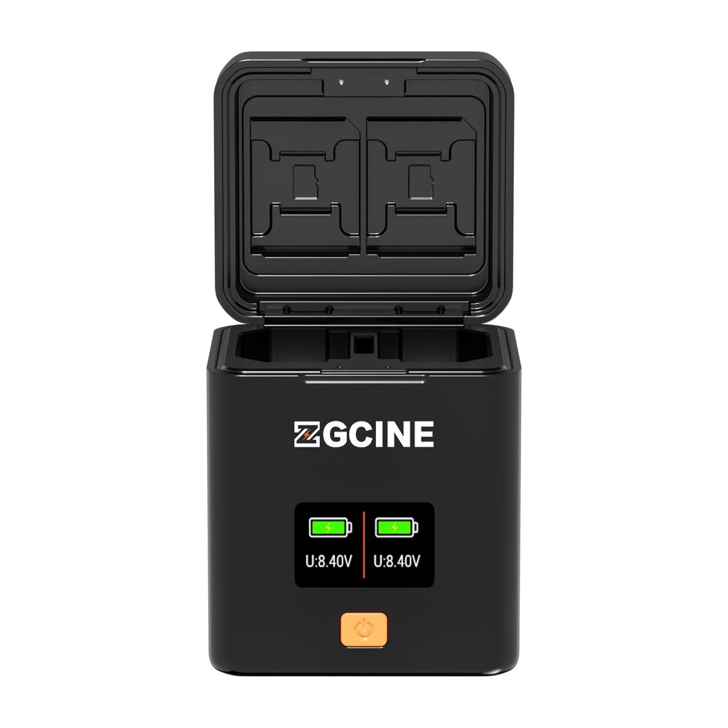 Dual USB C Camera Battery Charger for NP FZ100 PD Fast Charging LCD Display Compatible with Sony A9 II A7R V A7R IV A7S III A6600