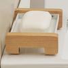 Wood Soap Dish Holder White Black Grey Aluminum Toilet Lavatory Hand Wash Bathroom Washbasin Shower Soap Holders Storage Shelf