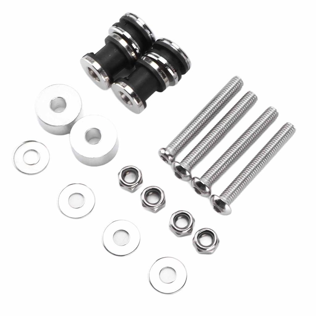 Motorcycle Backrest Sissy Bar Detachable Docking Hardware Kit Replacement for FXST FXSTB 1987‑1999