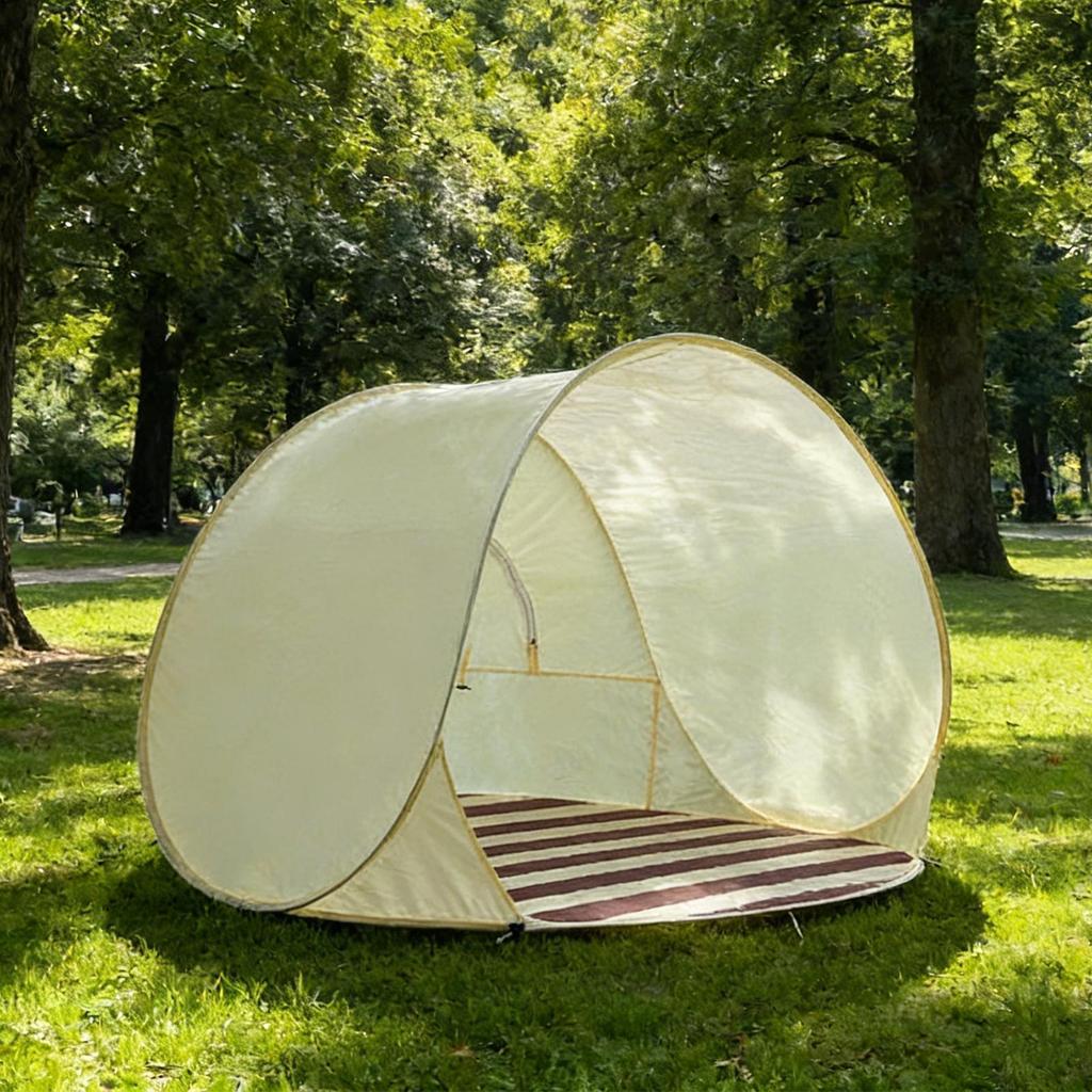 Portable quick-setup beach tent Convenient quick-open beach tent UV-protected lightweight pop-up beach tent picnic sunshade tent