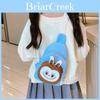 Stylish Childrens Crossbody Bag Durable Nylon Mini Backpack For Casual Outfits Unisex Design
