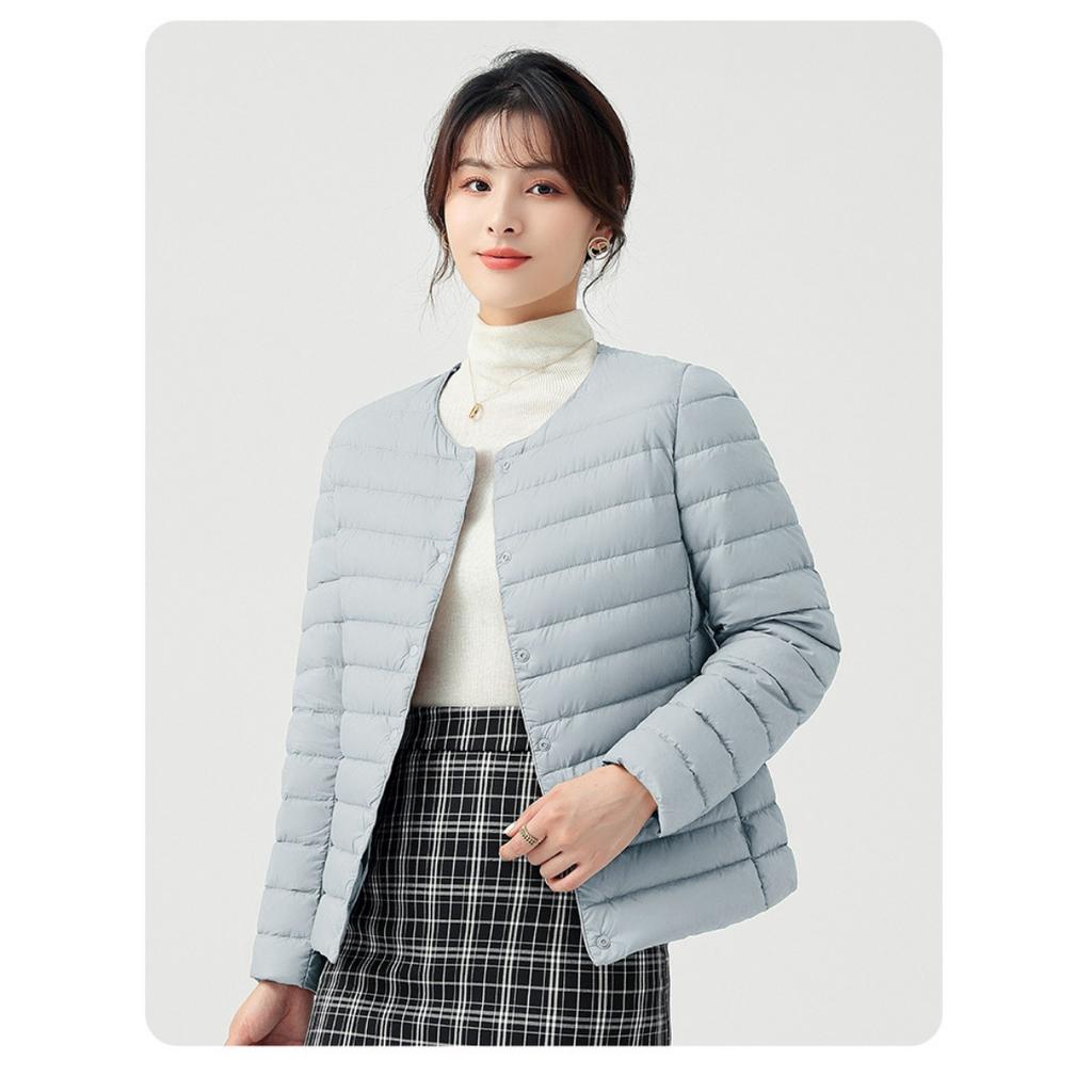 Lightweight Down Cotton Jacket, Women's Autumn and Winter Down Jacket, Lightweight and Thin Inner Lining, Fashionable and Warm