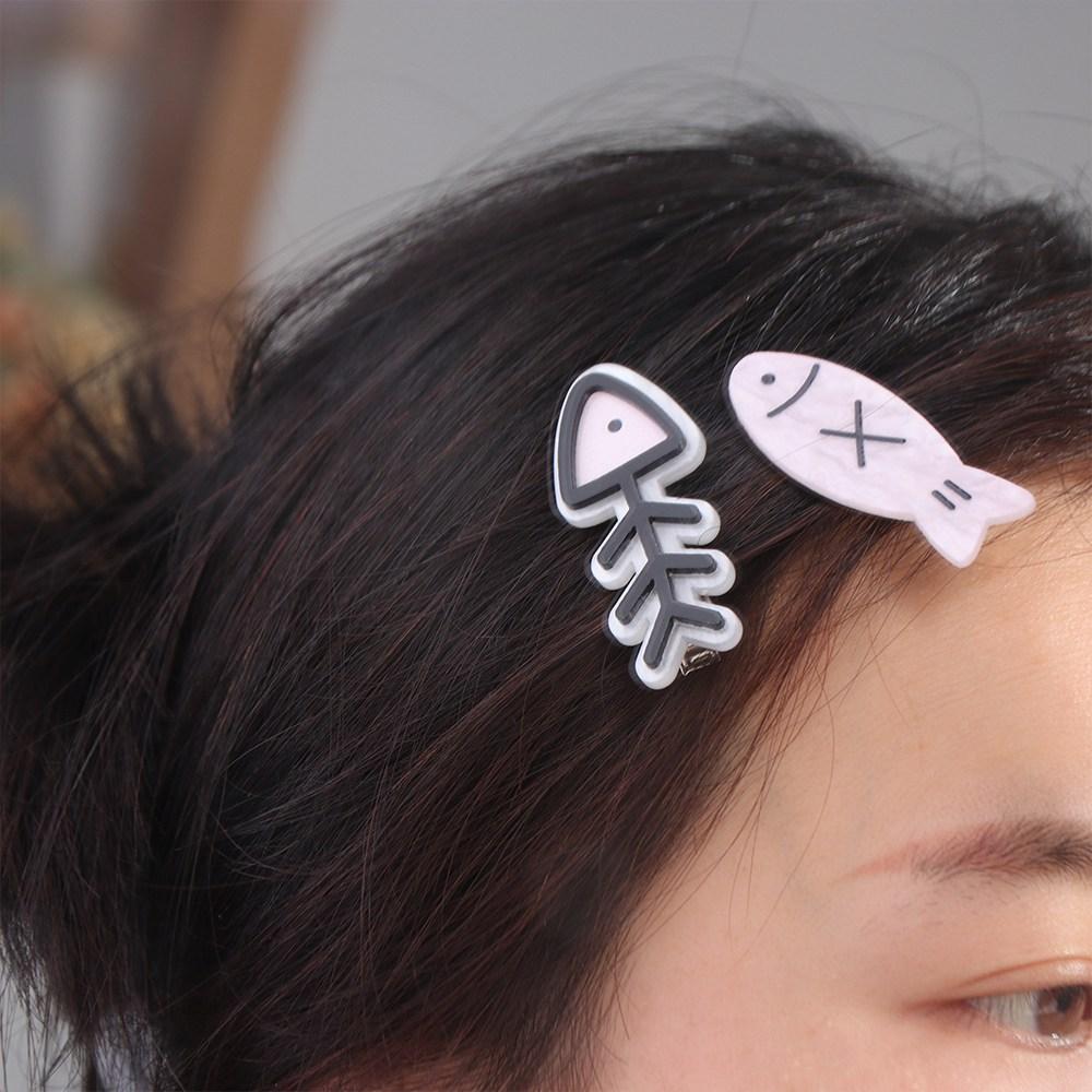 

Acetic Acid Bangs Clip Pink Hair Pins Korean Style Bobby Pins Women A