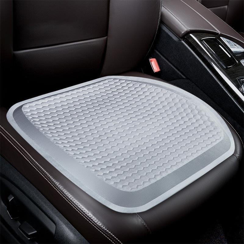 1Pcs Car Honeycomb Seat Cushion Multifunctional Gel Seat Cushion Breathable Cool Seat Cushion Four Seasons Universal Ice Pad серый
