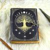 Tree of Life Leather Grimoire Journal:  Book of Shadows