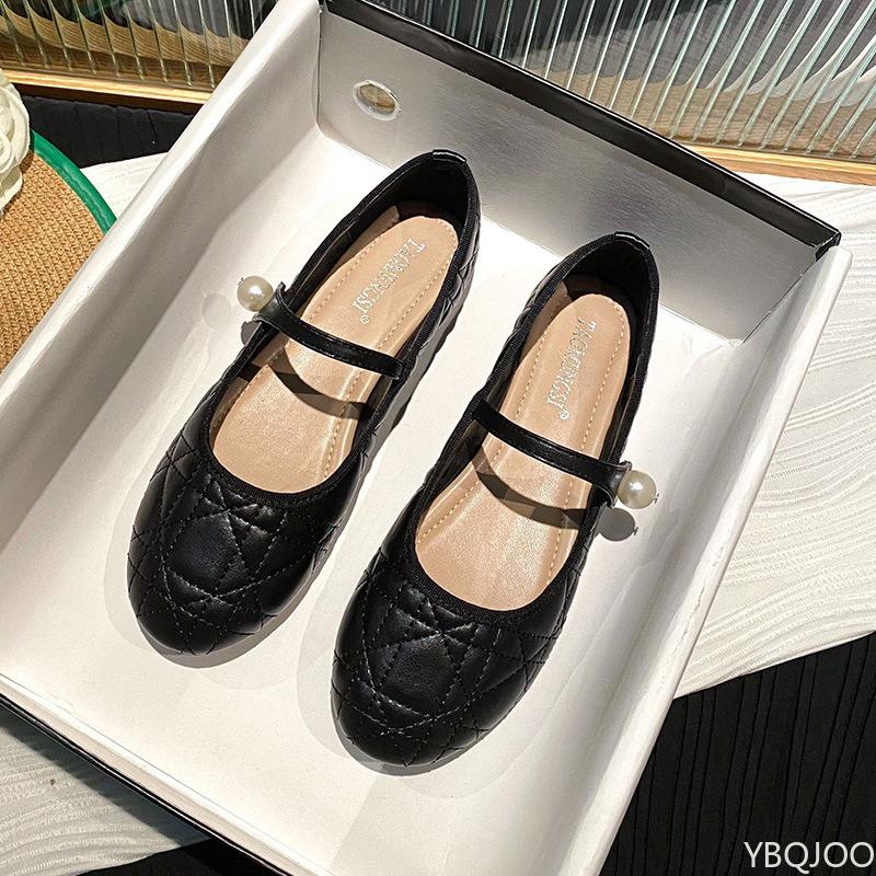 Fashion 2025 Round Toe shallow mouth Shoes High Quality Fashion Women's Flat Shoes Casual Lightweight Breathable non-slip Ladies Shoes