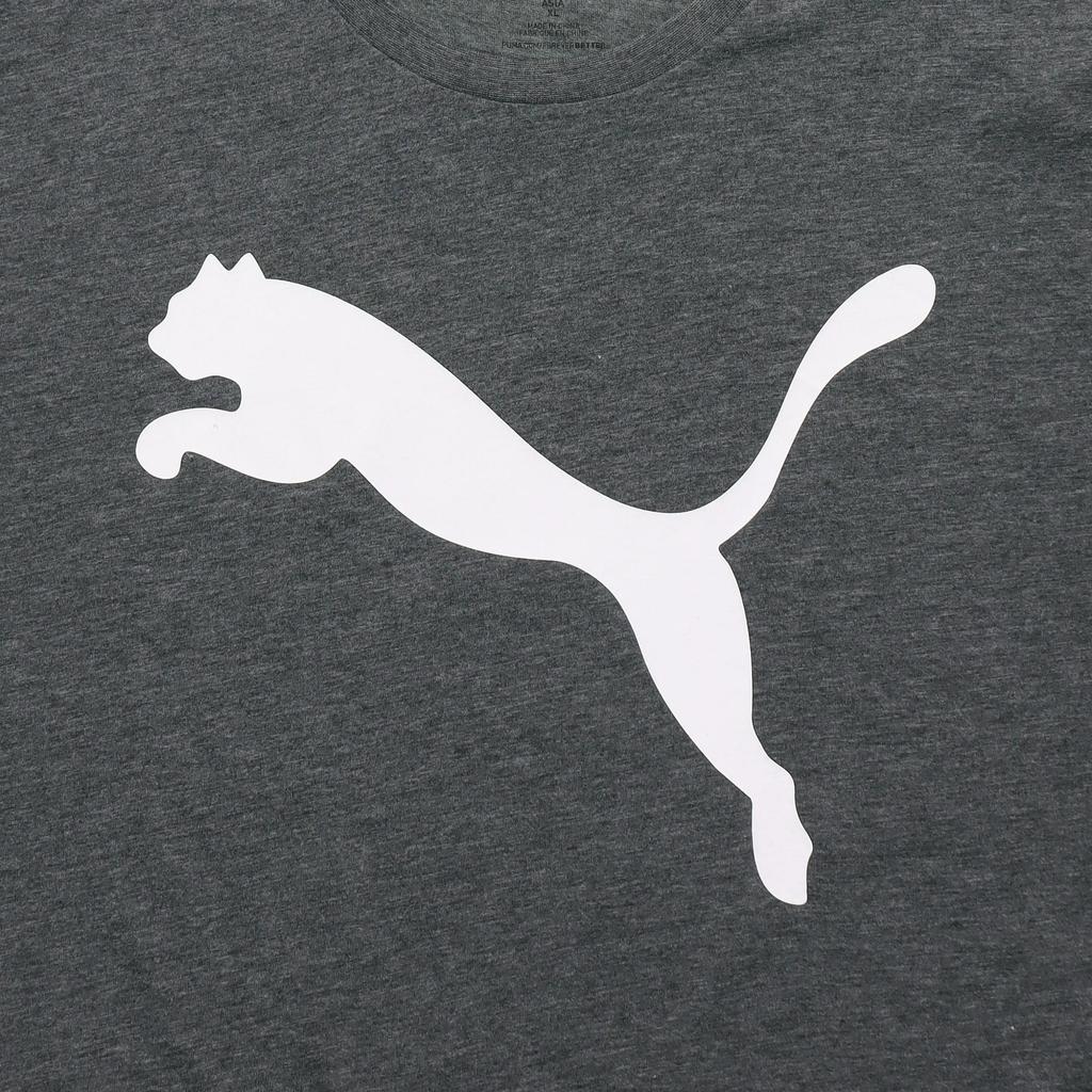 PUMA ESS BIG CATH T Shirts Men's Crew Neck Moderate Straight Fit (Unisex) T-Shirts 593040 01