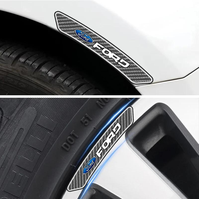 4 ks Módní logo Samolepka na středovou krytku ráfku kola auta Dekorace auta Pro Ford ST FOCUS 2 3 Mondeo Fiesta Kuga MK2 MK3 MK4 Ecosport Fusion