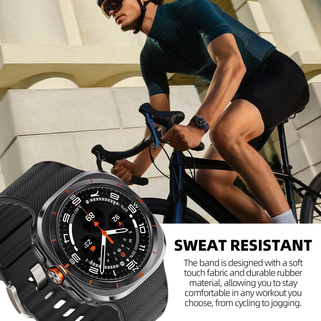 PeakForm Band For Samsung Galaxy Watch Ultra 2 47mm Original Silicone Nylon Sport Correa Bracelet Watch Ultra 2024/2025/2026Straps