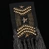 Fringe Rivet Tassel Epaulet Shoulder Boards Badge Costume