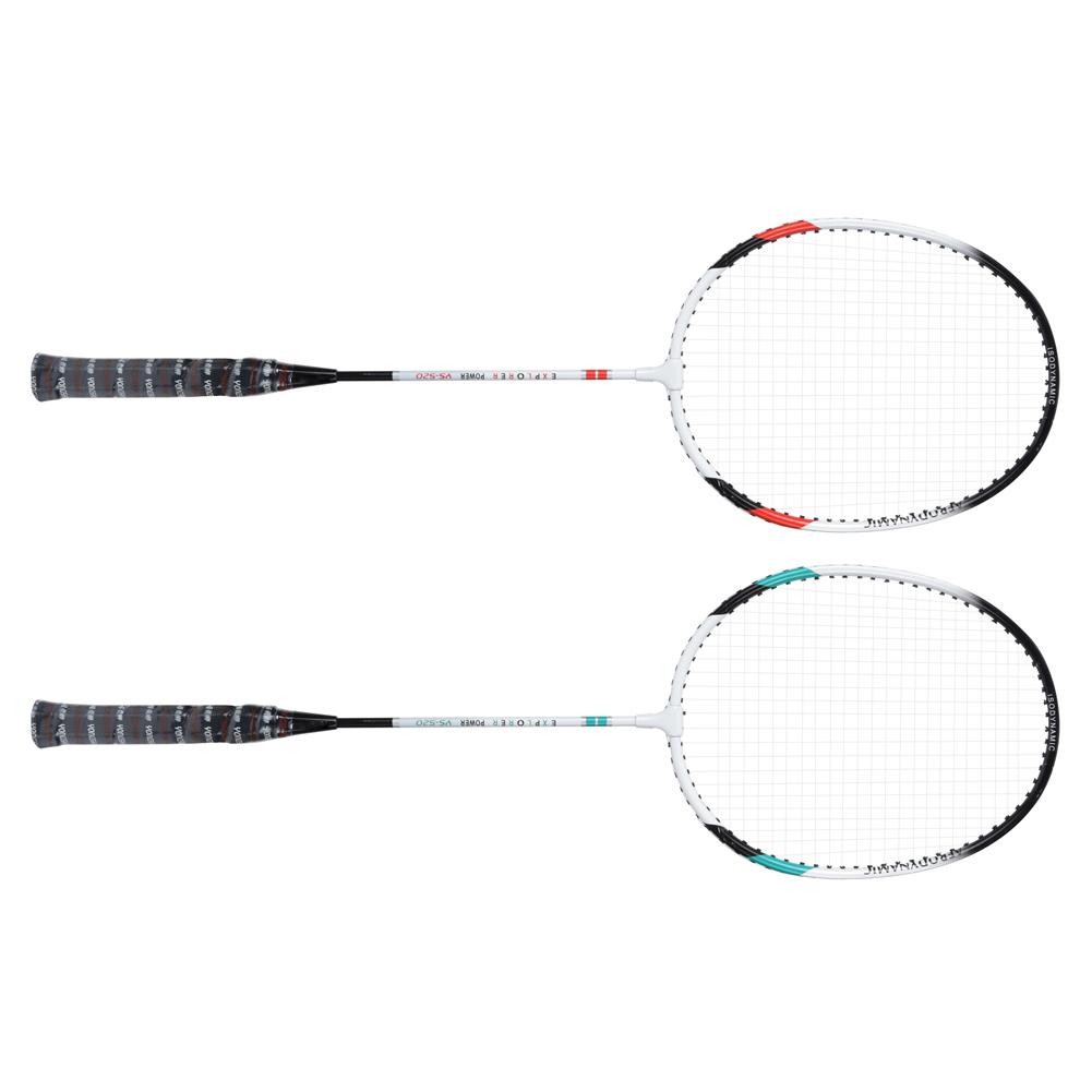 2Pcs Aluminum Alloy Ultra Light Badminton Racquet Training Racquet Accessory Badminton Racket