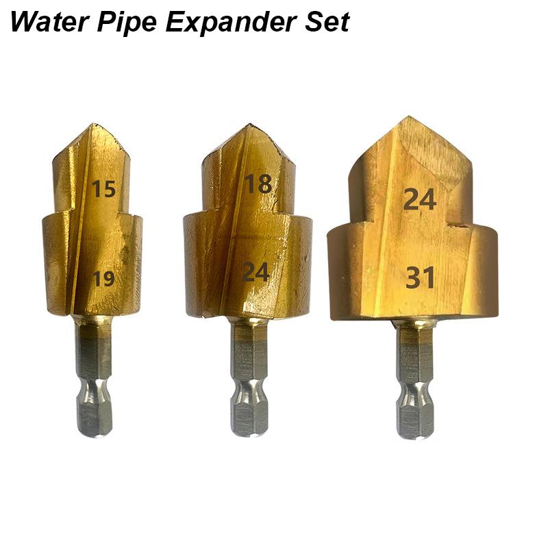 PPR Lifti Drill Bit Step Socket For Water PVC Pipe Expander Connector Repair Plumb Fit Reamer Ream Hole Elbow Tee Plumber Tool