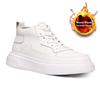 Autumn/Winter Plush Lift Sports Sneakers Men Elevator Height Increase Insole 6cm Man Leisure Plus Size 35-47