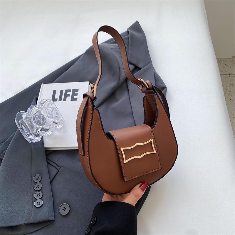 Bags Bag Women's New Trendy Fashion Retro Crescent Armpit Bag Niche Light Luxury Shoulder Messenger Small Bag